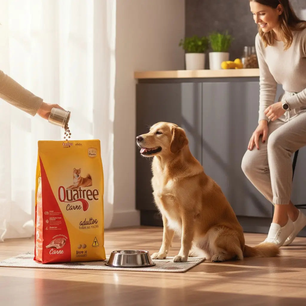 Ração Quatree cães adultos - Sabor carne 15kg | Caprili Shop