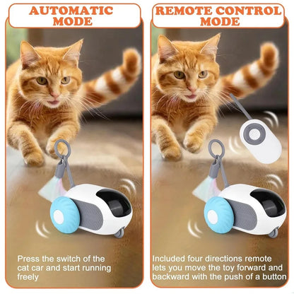 Brinquedo Interativo para Gatos - Diversão Inteligente e Recarga Rápida | Caprioli