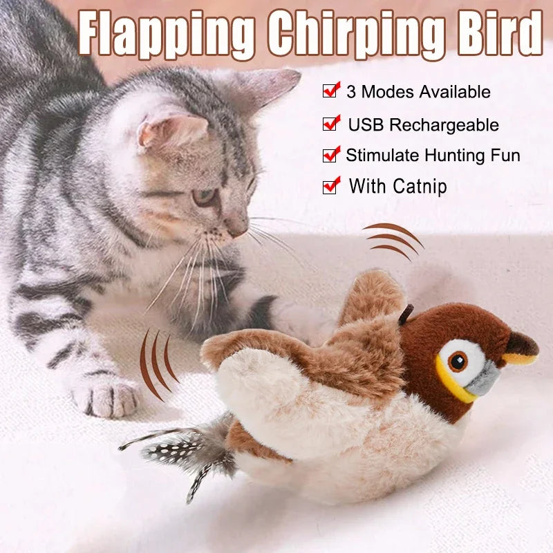 Brinquedo Interativo Elétrico para Gatos com Catnip | Caprioli
