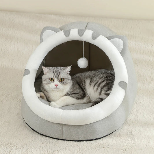 Caverna Quente para Gatos  Caprioli - Conforto e Estilo