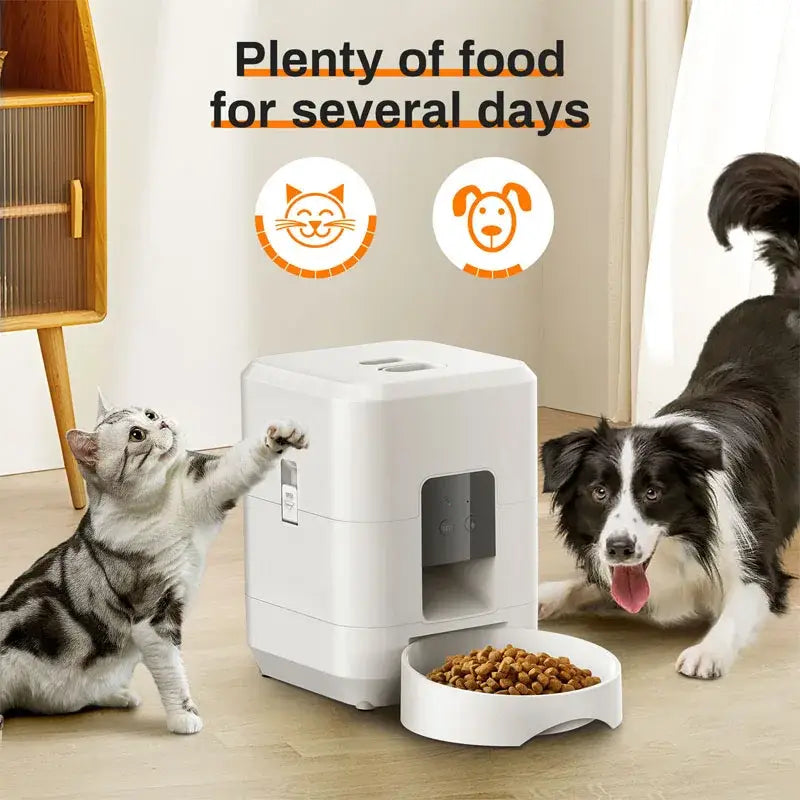 Comedouro Automático Inteligente 2L Wi Fi para Cães e Gatos com Controle Smart Life – Caprili Inter