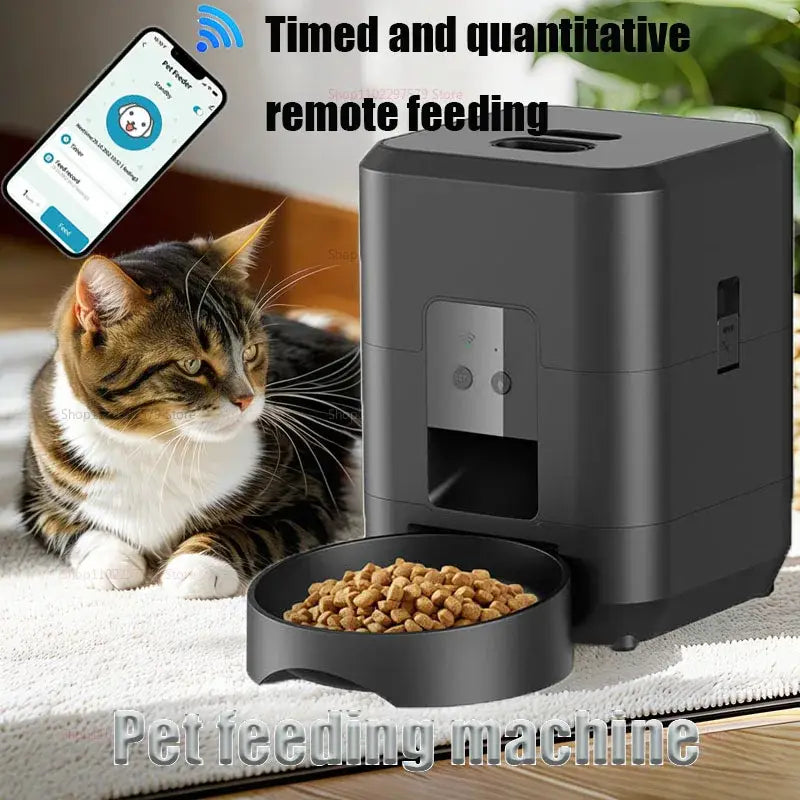 Comedouro Automático Inteligente 2L Wi Fi para Cães e Gatos com Controle Smart Life – Caprili Inter
