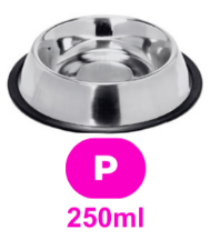 Comedouro Inox Antiderrapante para Pets - Elegância e Praticidade | Caprioli