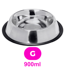 Comedouro Inox Antiderrapante para Pets - Elegância e Praticidade | Caprioli