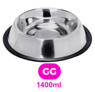 Comedouro Inox Antiderrapante para Pets - Elegância e Praticidade | Caprioli