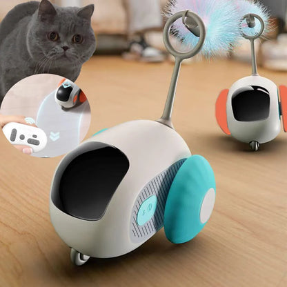 Brinquedo Interativo para Gatos - Diversão Inteligente e Recarga Rápida | Caprioli