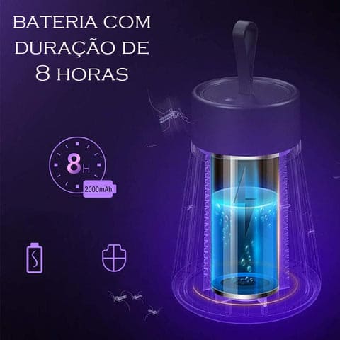 Lampada Ultra Violeta Mata Mosquitos