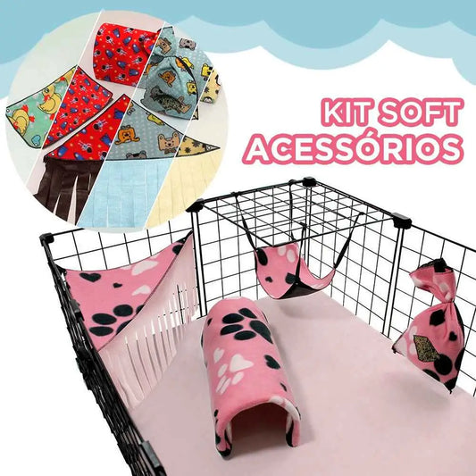 Acessórios Cercado Animais Pequenos Soft Premium Conforto Seguro | Caprioli Shop