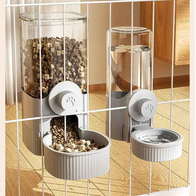 Alimentador e Bebedouro Suspenso Automático para Pets | Caprioli Shop comedouro bebedouro
