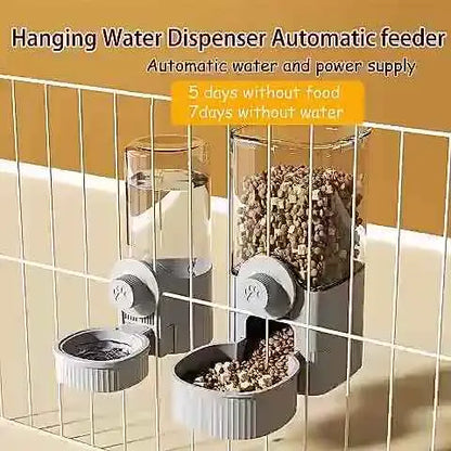 Alimentador e Bebedouro Suspenso Automático para Pets | Caprioli Shop comedouro bebedouro
