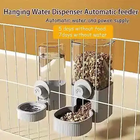 Alimentador e Bebedouro Suspenso Automático para Pets | Caprioli Shop comedouro bebedouro