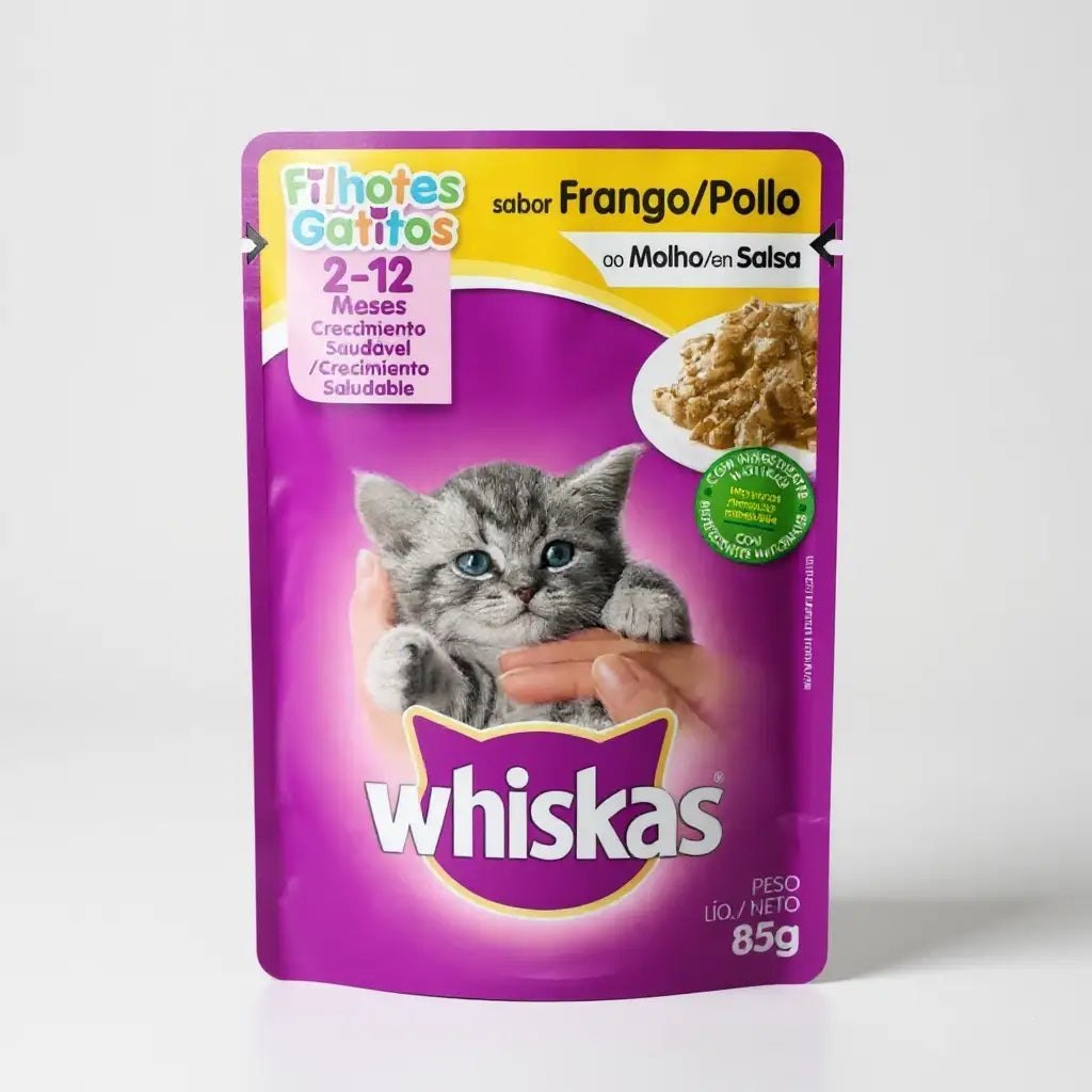 Alimento úmido Whiskas para gatos filhotes | Caprili Shop - petiscos