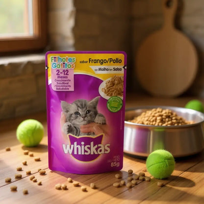 Alimento úmido Whiskas para gatos filhotes | Caprili Shop - petiscos