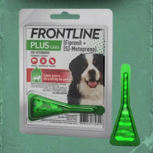 Antipulgas Frontline Plus para Cães GG 40 60kg Proteção Rápida e Eficaz | Caprioli Shop antipulgas cachorro