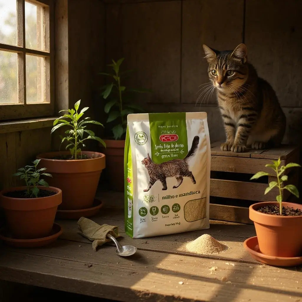 Areia Higiênica P/ Gatos Grãos Finos Kadi 4kg – Caprili Shop areia para gato