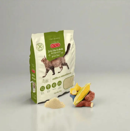 Areia Higiênica P/ Gatos Grãos Finos Kadi 4kg – Caprili Shop areia para gato