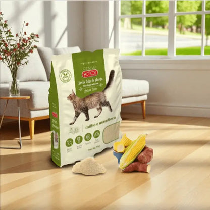 Areia Higiênica P/ Gatos Grãos Finos Kadi 4kg – Caprili Shop areia para gato
