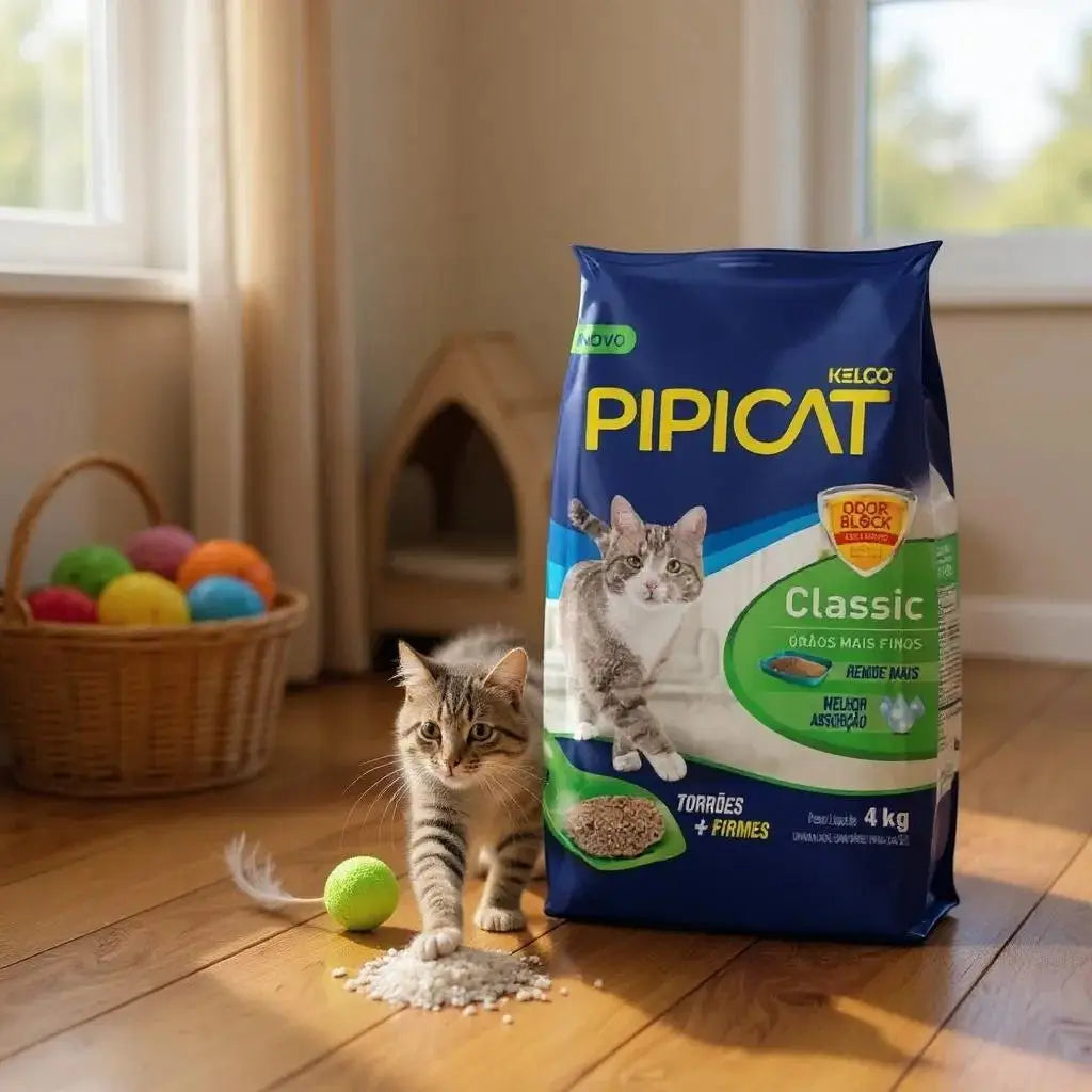 Areia Higiênica Premium para Gatos Máxima Absorção | Caprioli Shop areia gato