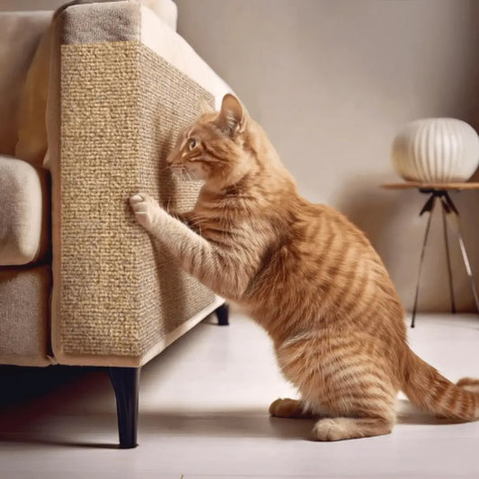 Arranhador Adesivo para Gato – Protetor de Sofá Cama e Móveis em Carpete Premium Caprioli Shop Arranhadores gatos