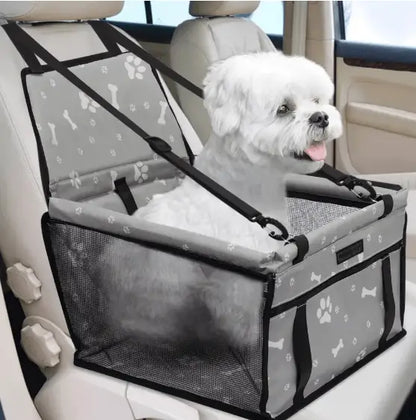 Assento Pet Booster para Carro Conforto e Segurança | Caprioli Shop Caixa de Transporte cachorro Padrão Cinza