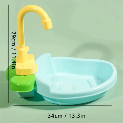 Banheira Divertida para Papagaio Plástico Brinquedo Interativo + Estímulo Mental | Caprioli Inter Higiene e limpeza aves