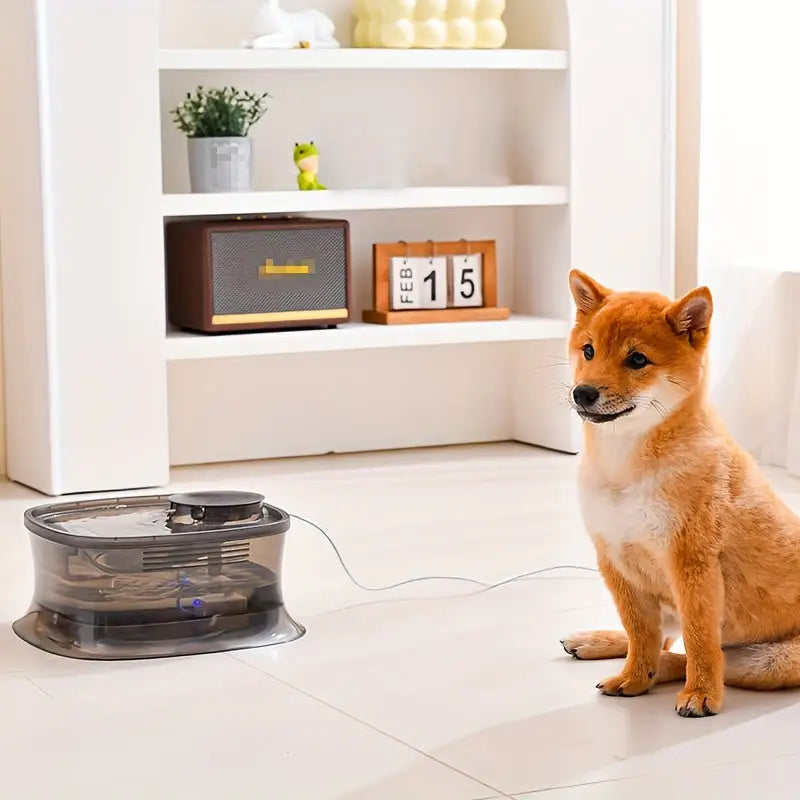Bebedouro Automáticao 4.5L para Cães com Bomba Silenciosa USB | Caprioli Inter bebedouro cachorro