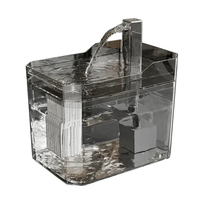 Bebedouro Automático Silencioso para Gatos Água Fresca e Pura | Caprioli Shop bebedouro gato Transparently