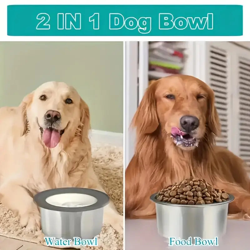 Bebedouro para Cães em Aço Inoxidável Prova de Respingos| | Caprioli Inter
