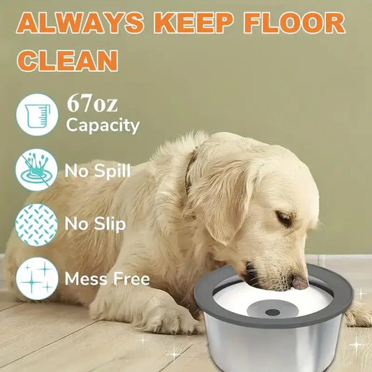 Bebedouro para Cães em Aço Inoxidável Prova de Respingos| | Caprioli Inter