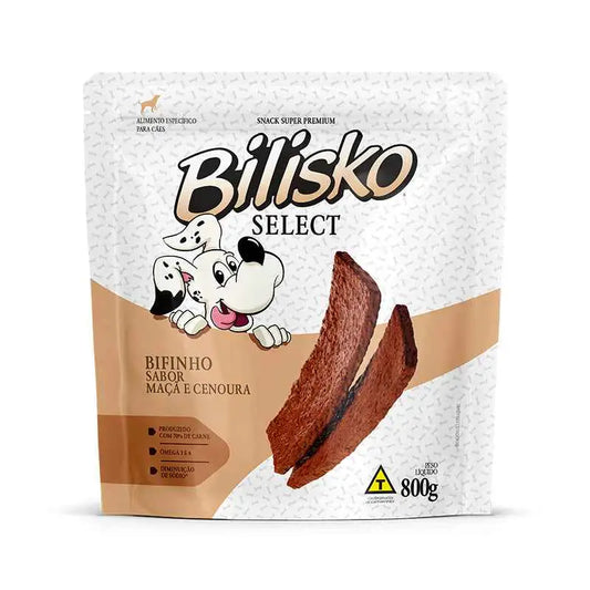 Bifinho Bilisko Maçã/Cenoura para Cães 800g Sabor Premium | Caprioli Shop petisco cachorro