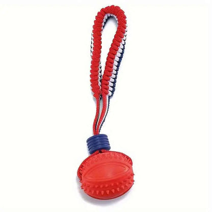 Bola de Brinquedo Resistente para Cães | Caprioli Shop brinquedos cães De Futebol Vermelha