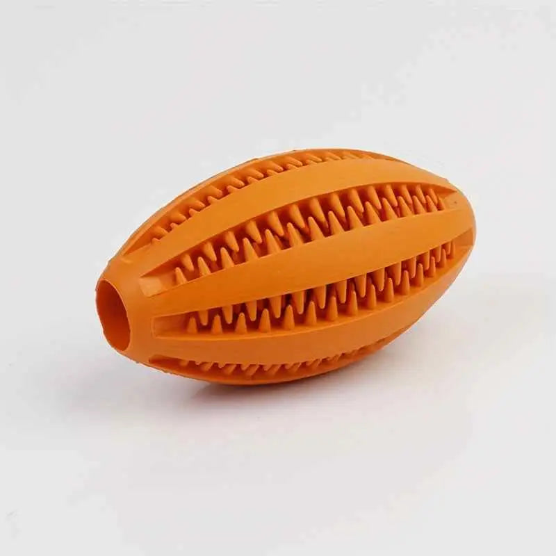 Bola Interativa para Cães TPR Resistente e Colorida | Caprioli Shop brinquedos cães Laranja