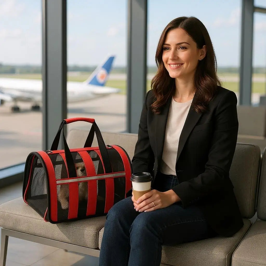 Bolsa Transporte para Gatos Respirável Conforto e Estilo | Caprioli Shop transporte gatos