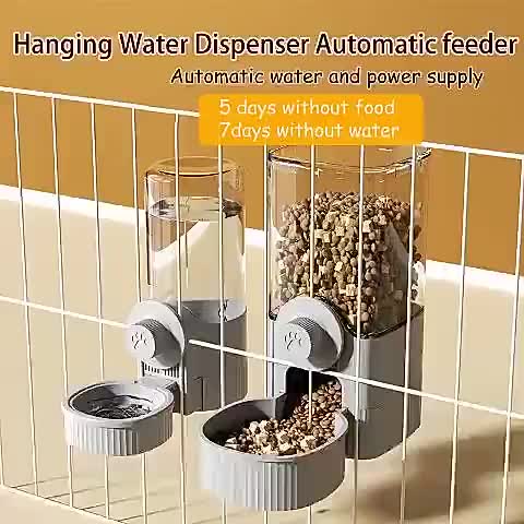 Alimentador e Bebedouro  Suspenso Automático para Pets | Caprioli