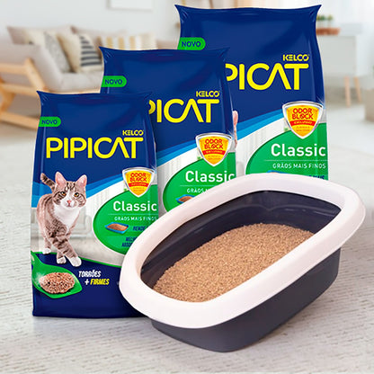 Areia Higiênica Premium para Gatos - Máxima Absorção | Caprioli