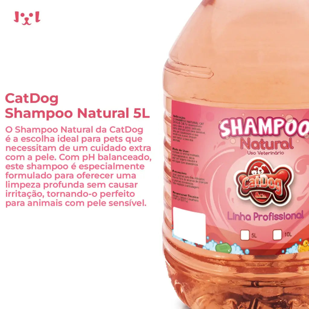 Natural Shampoo 5L for Sensitive Coats | Caprioli - Details