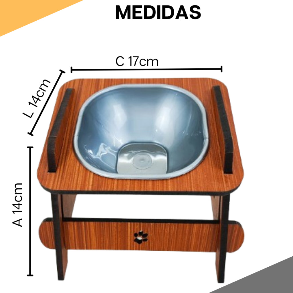 Comedouro Elevado Ergonômico para Pets - Conforto e Estilo | Caprioli
