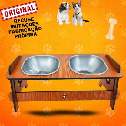 Comedouro Elevado para Pets - Conforto e Estilo | Caprioli