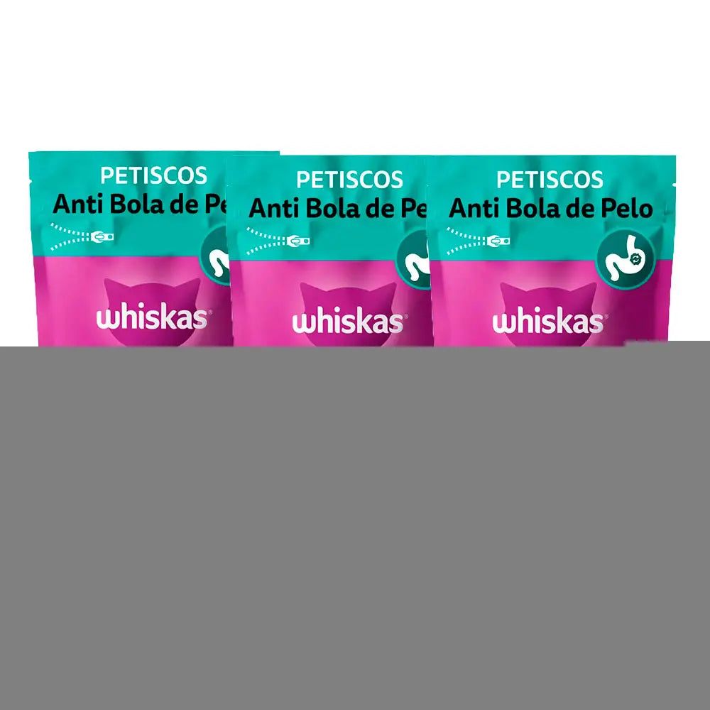 Kit 3un Petisco Whiskas Temptations Gatos - Caprili Shop