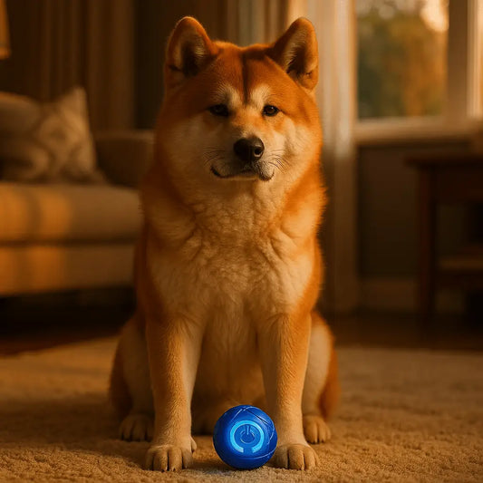 Brinquedo Bola Interativa para Cães Pequenos Inovadora e Recarregável | Caprioli Shop brinquedos cães
