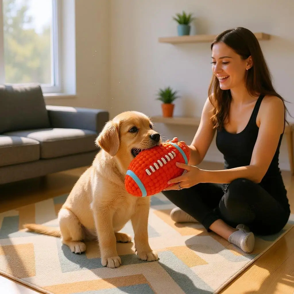 Brinquedo Bola de Látex para Cães Durável e Barulhenta | Caprioli Shop brinquedo cães 001