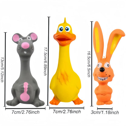 Brinquedo para Cães - Morder com Som e Design de Animais - Resistente Divertido | Caprili Inter