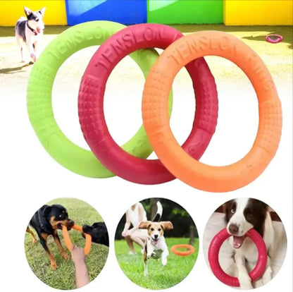 Brinquedo Interativo Disco EVA Resistente Limpa Dentes | Caprioli Inter brinquedo para cachorro