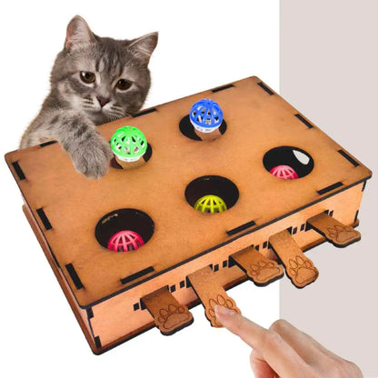 Brinquedo Interativo para Gatos Piano MDF Diversão Premium | Caprioli Shop brinquedos gatos