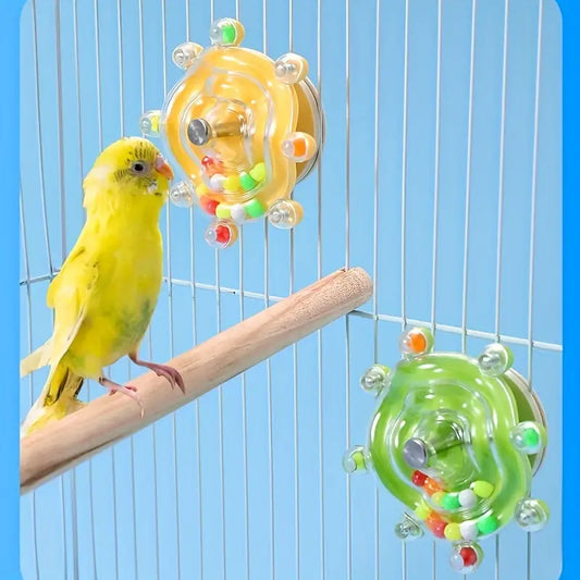 Brinquedo Interativo Giratório para Pássaros | Caprioli Shop Brinquedos e acessórios passaros
