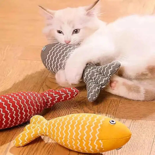 Brinquedo Interativo Peixe para Gatos Diversão e Relaxamento | Caprioli Shop brinquedos gatos