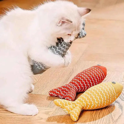 Brinquedo Interativo Peixe para Gatos Diversão e Relaxamento | Caprioli Shop brinquedos gatos