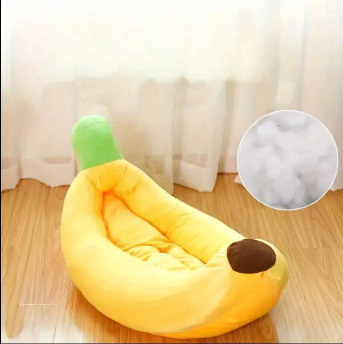 Premium Yellow Banana Bed - for cats and dogs | Caprioli International
