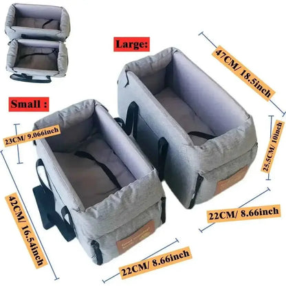 Cama de Carro para Pets Conforto e Segurança | Caprioli Shop bolsa transporte