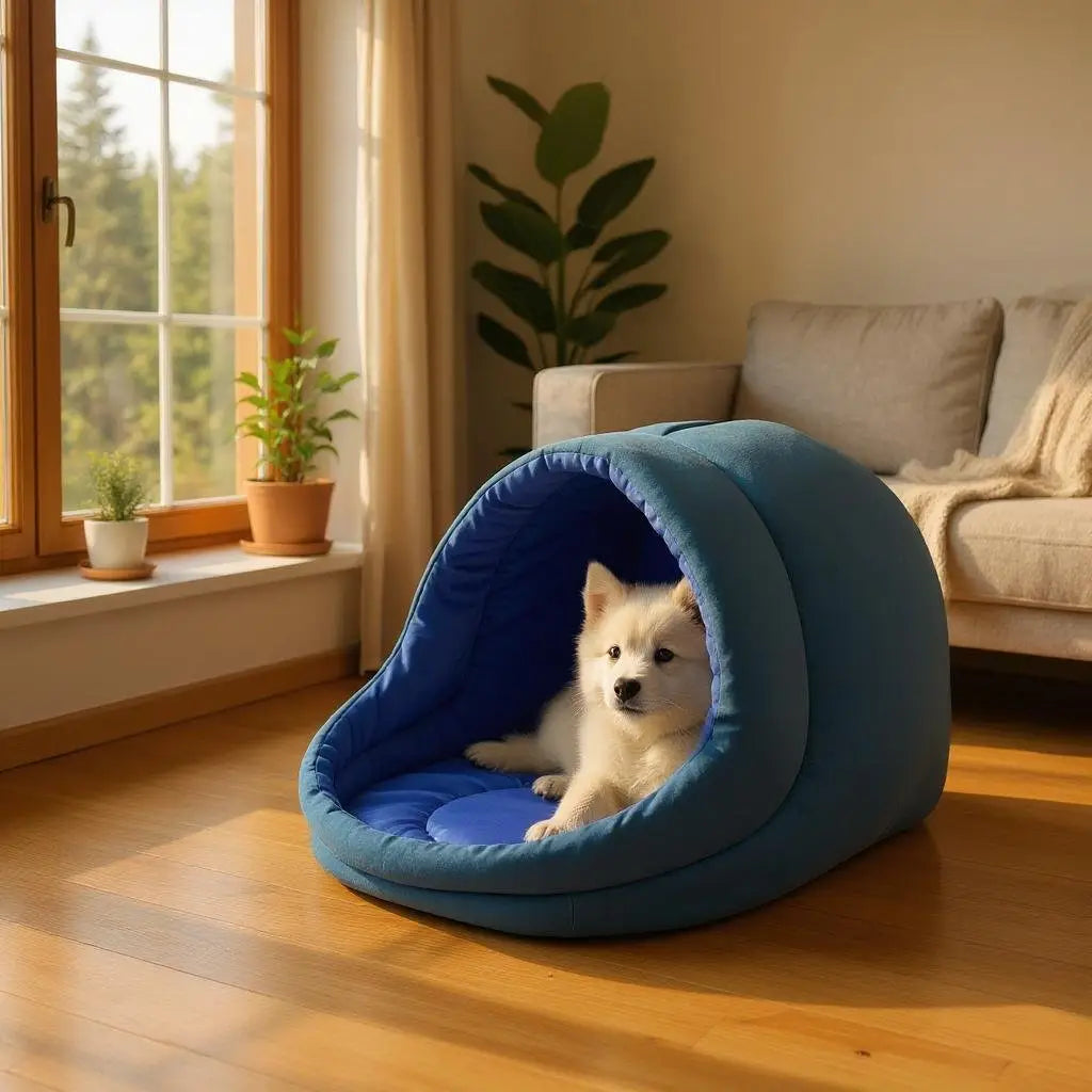 Igloo Suede Dog Bed – Padded Comfort, Various Sizes and Colors – Caprili Shop